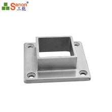 High Quantity SS 304 Premium Materials Stainless Steel Handrail Post Flange